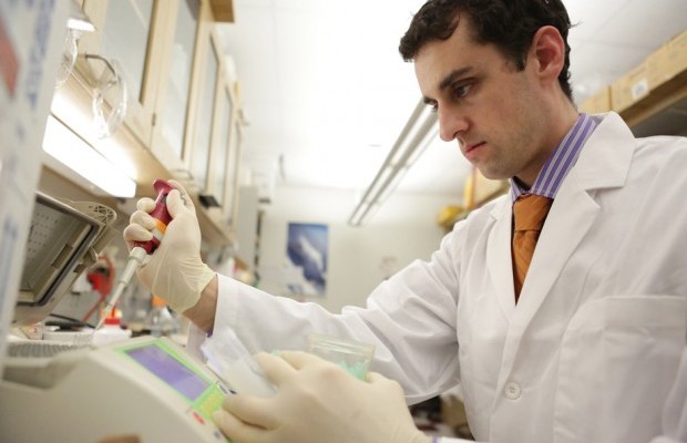 ARCS Scholar Alum Jesse Salk Prepares Sequencing Libraries in Loeb Lab