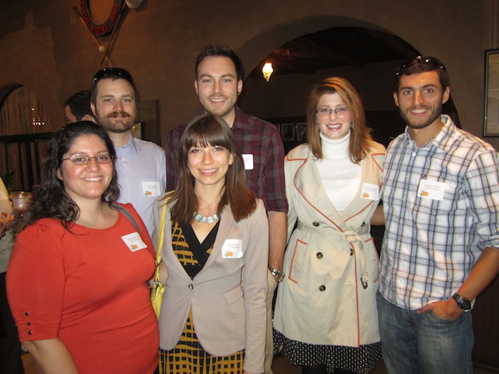 (Back) Benjamin Berman, Michael Rak, Reece Mazade, Corin Hammon & Dennis Pollow; (Front) Stefanie Novak & Sara Parker